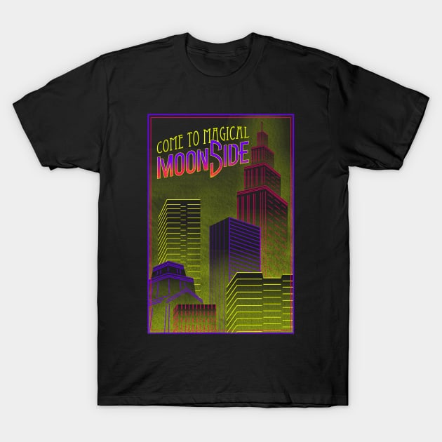 Come To Magical Moonside T-Shirt by PeterTheHague